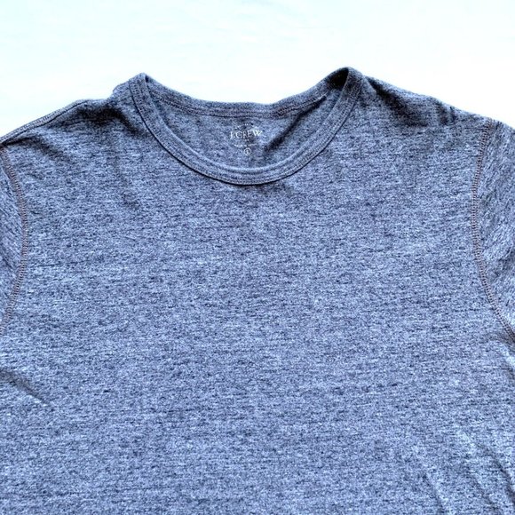 J. Crew T Shirt Mens Large Gray Long Sleeve Crew Neck Classic‎ Cotton Casual - Picture 4 of 11